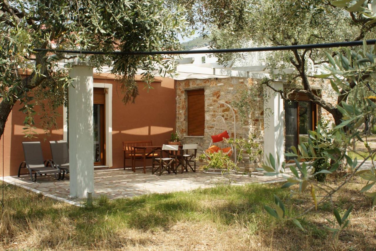 Elea Stone Houses In Organic Quiet Olive Grove, Prinos, Thassos Exterior foto